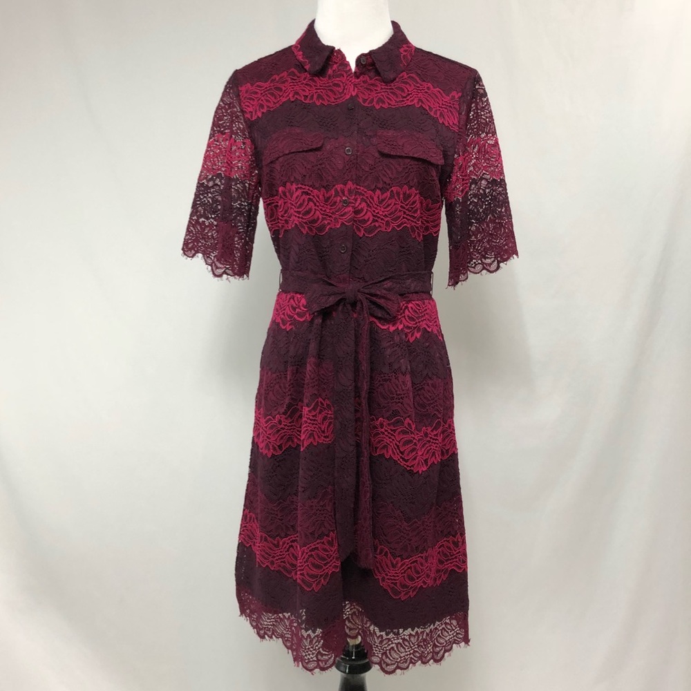 NWT Banana Republic Floral Lace Dress 6P